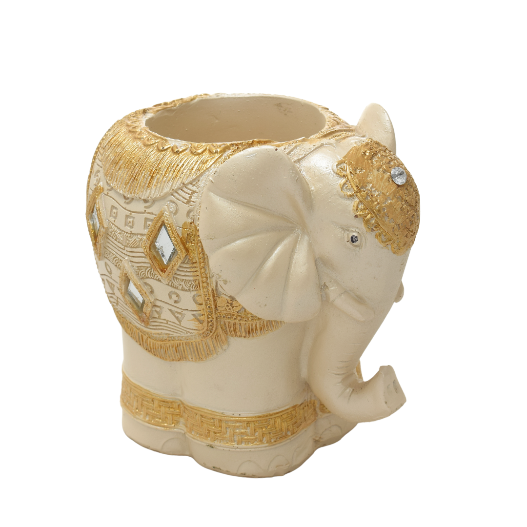 Portalapicero Elefante Dorado