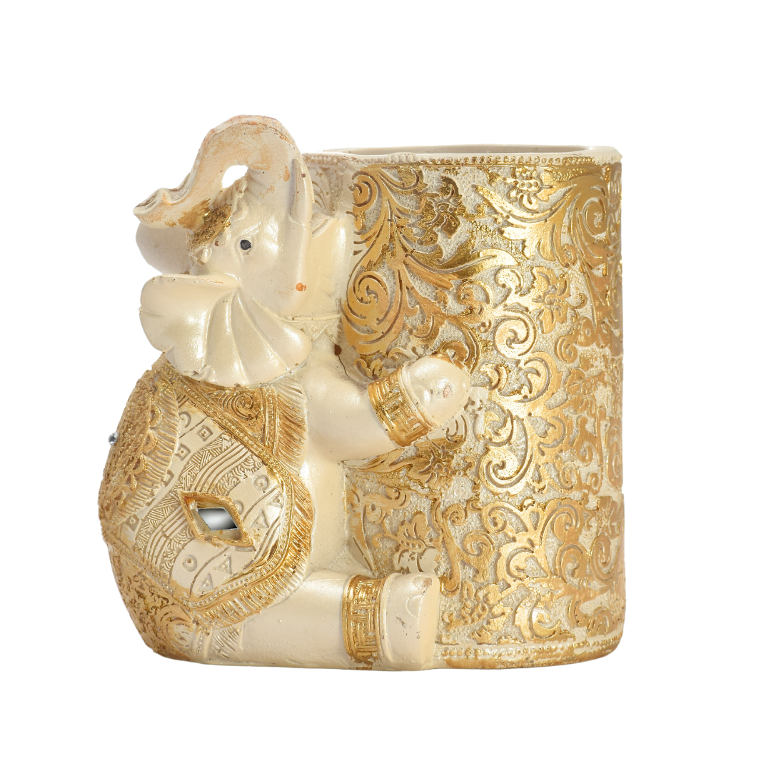 Portalapicero Elefante Crema