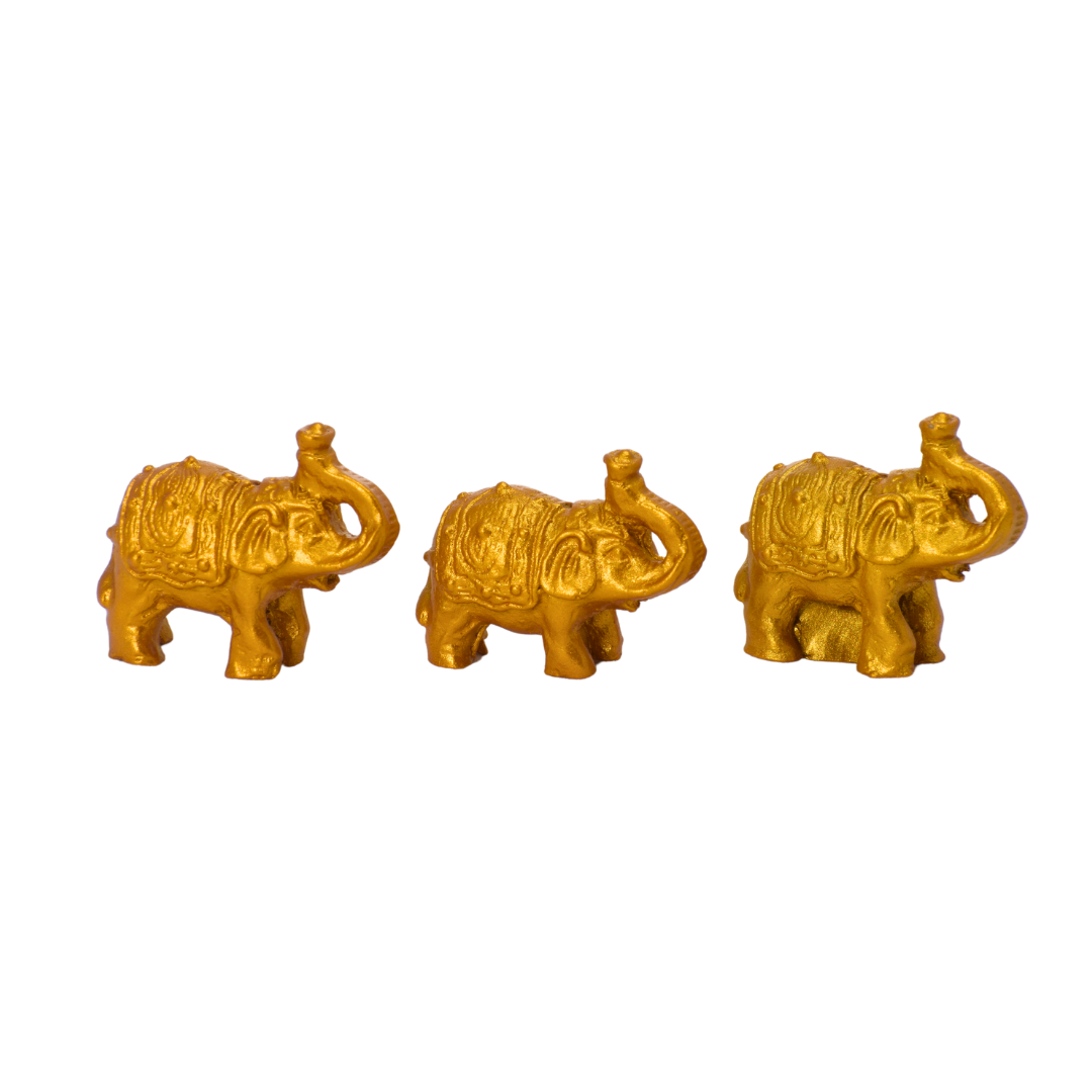 Amuleto Elefante Dorado