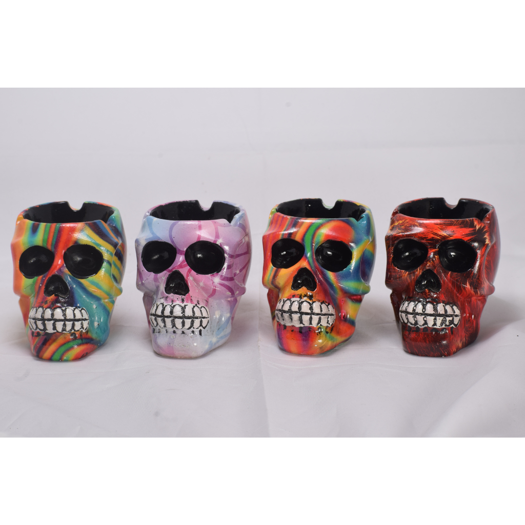 Cenicero Calavera Fucsia