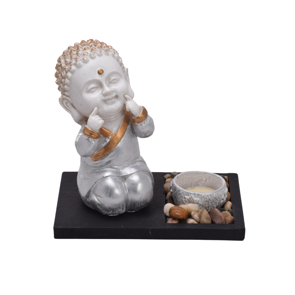 Portavela Buda Sonriente