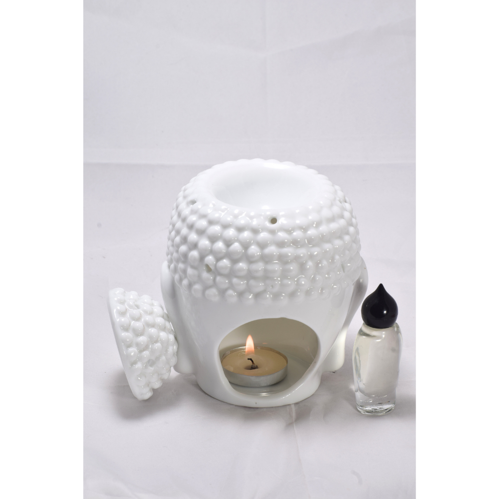 Quemador Buda Blanco