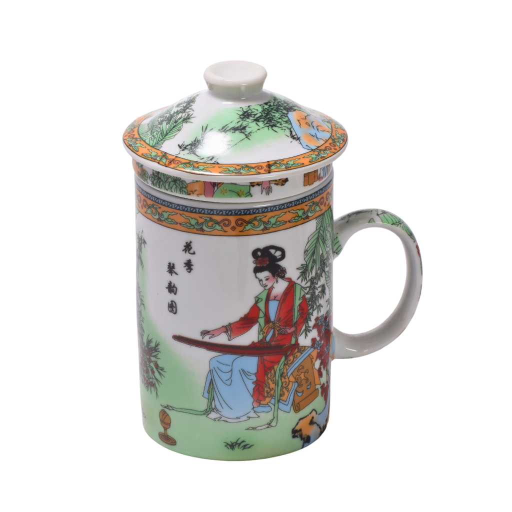 Taza con filtro oriental