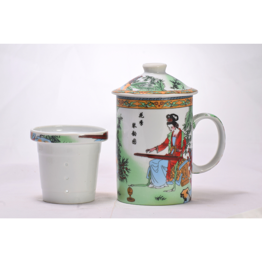 Taza con filtro oriental