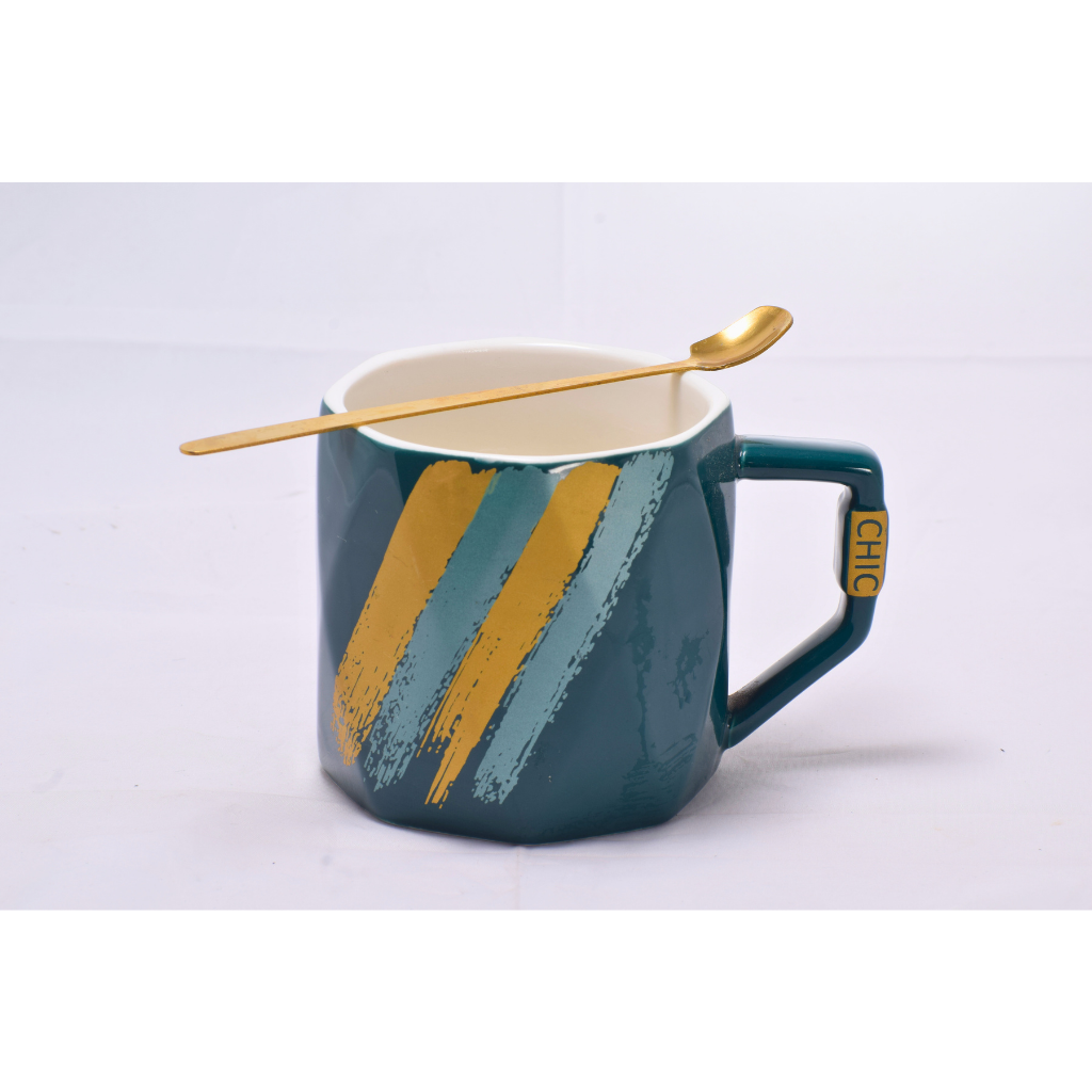 Taza chic verde