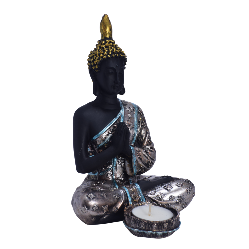 Buda Portavela en Gesto de Oración