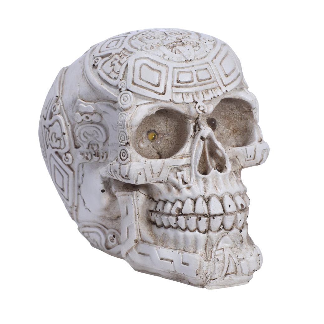 Calavera Decorativa con Luz LED