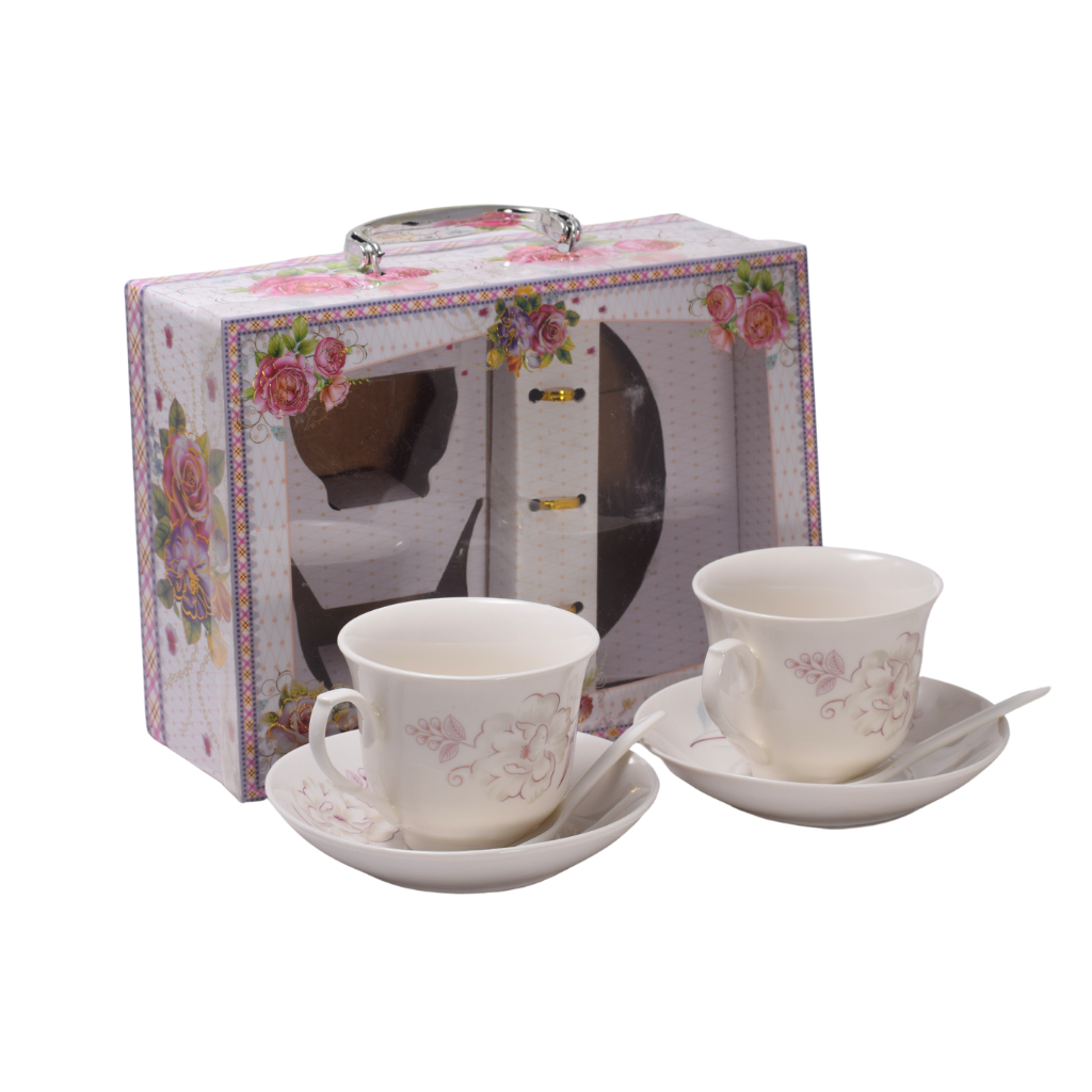 Set Taza Vintage Blanco