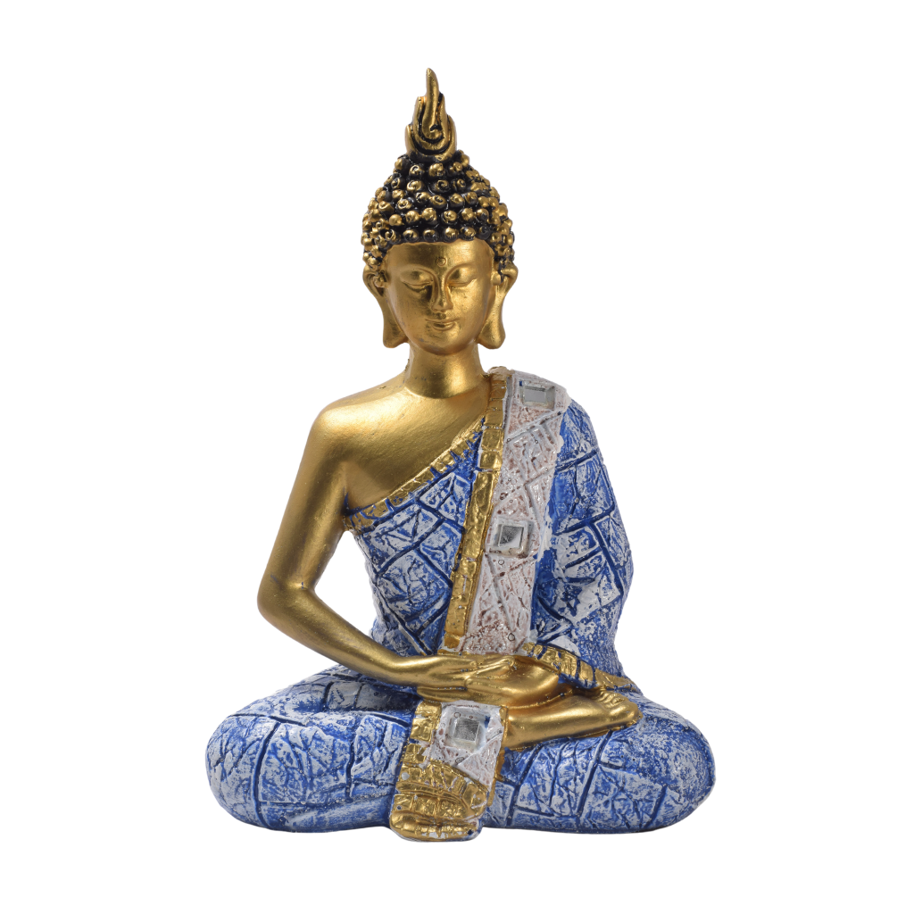 Buda Meditación Azul M
