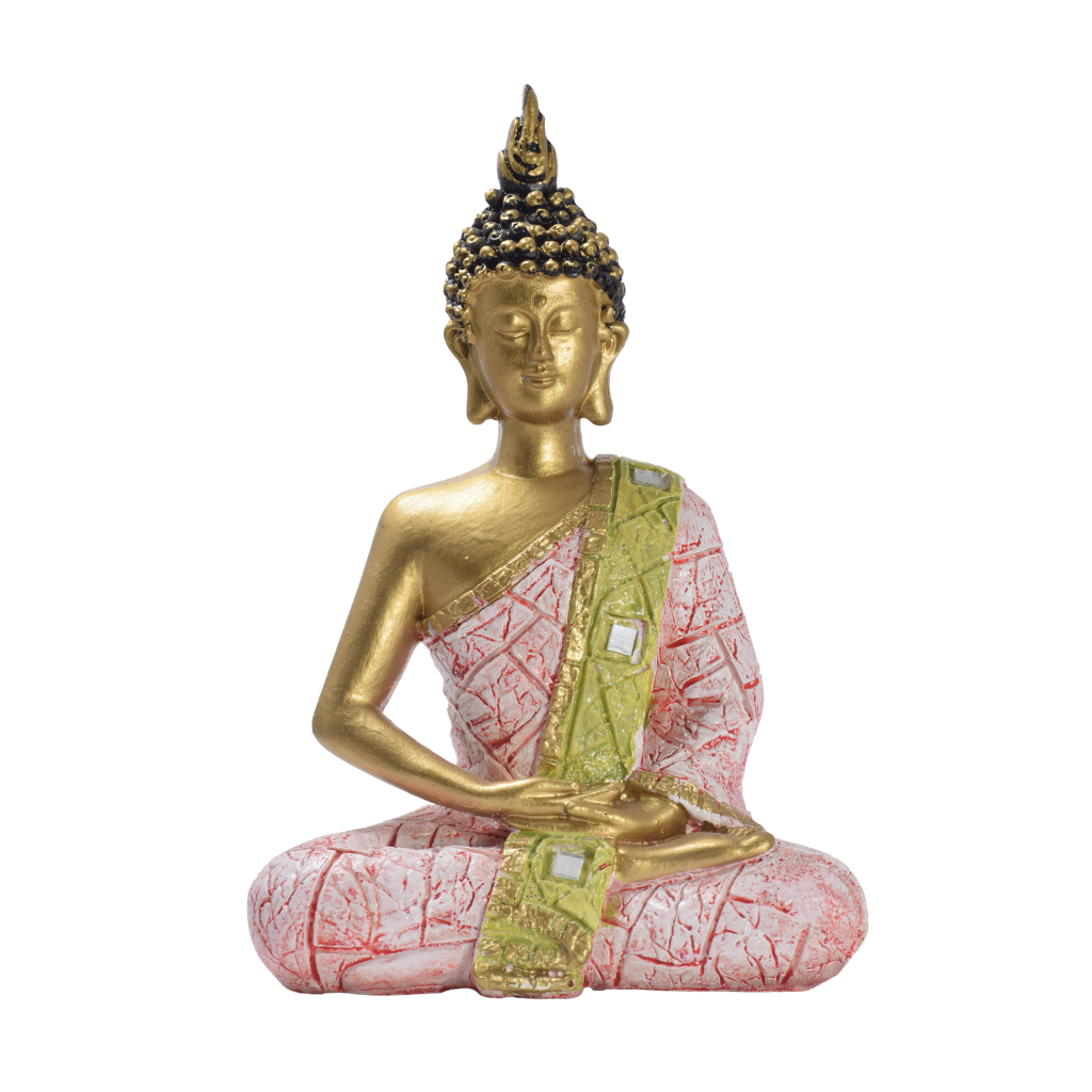 Buda Meditación Rojo M
