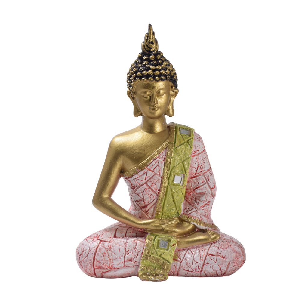 Buda Meditación Rojo M