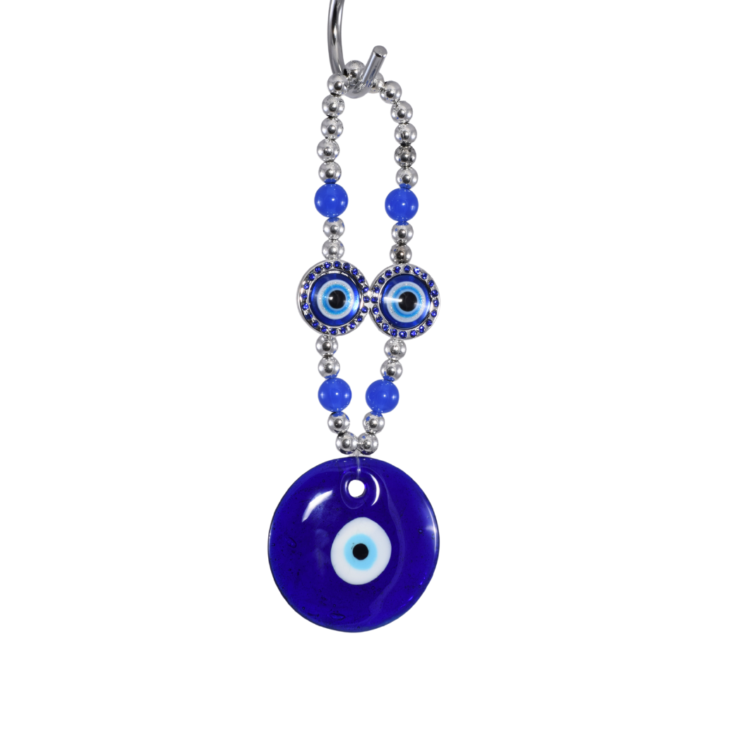 Amuleto de Ojo Turco con Doble Protección