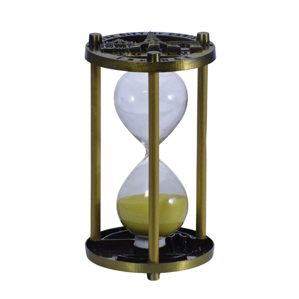 Reloj de Arena París con arena amarilla