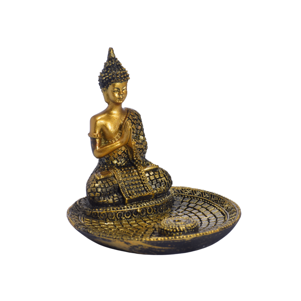 Portaincienso Buda Meditación