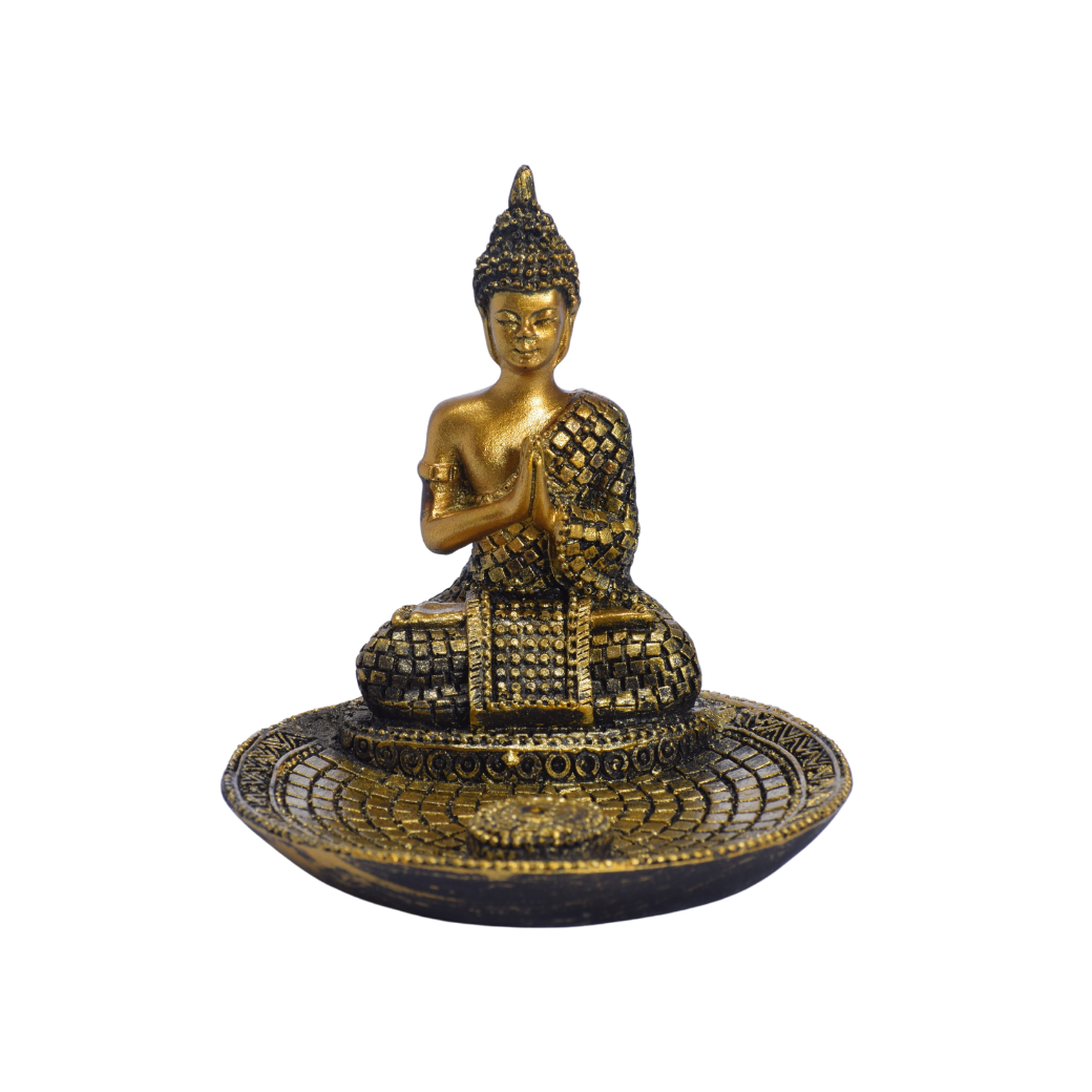 Portaincienso Buda Meditación