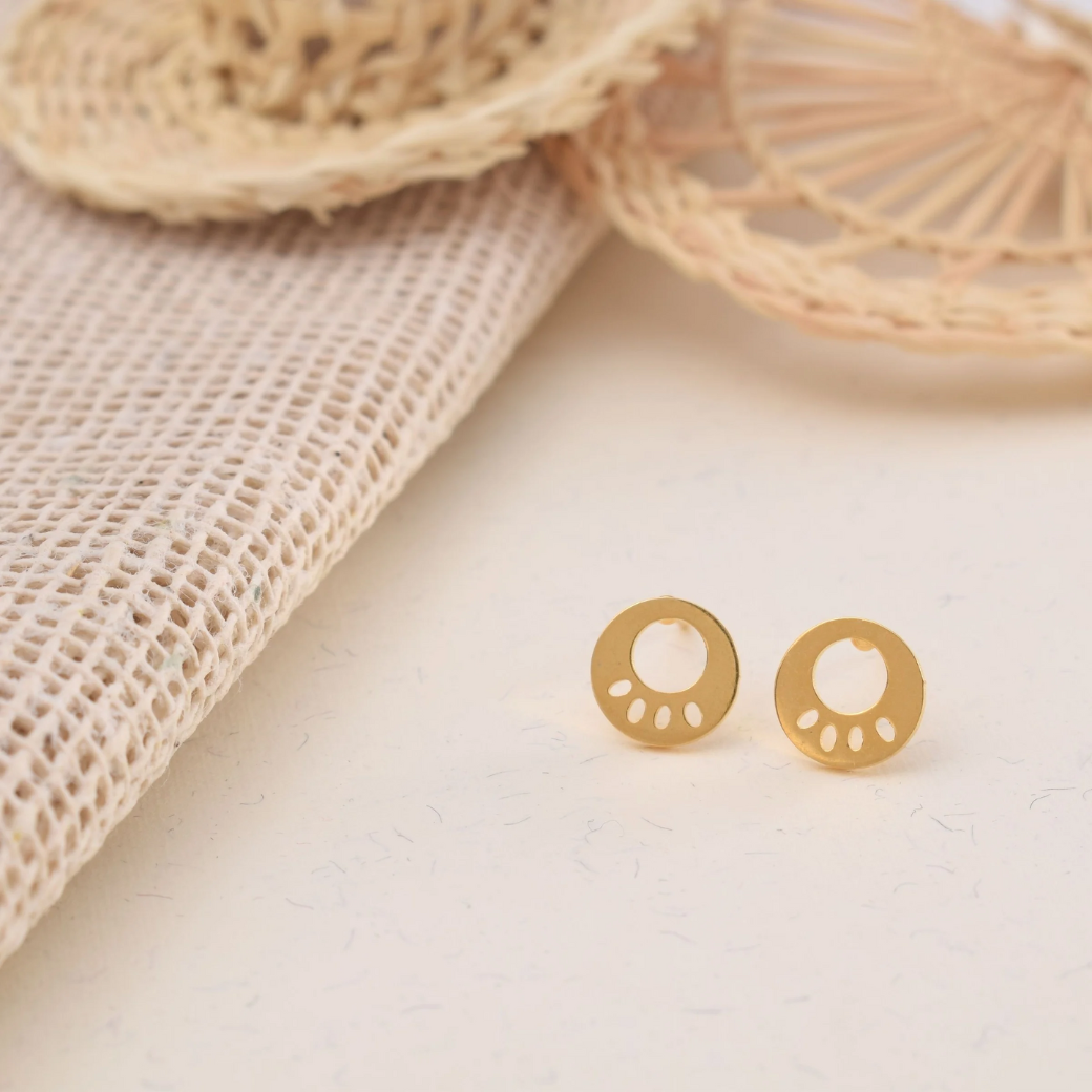 Arete mini - huellitas