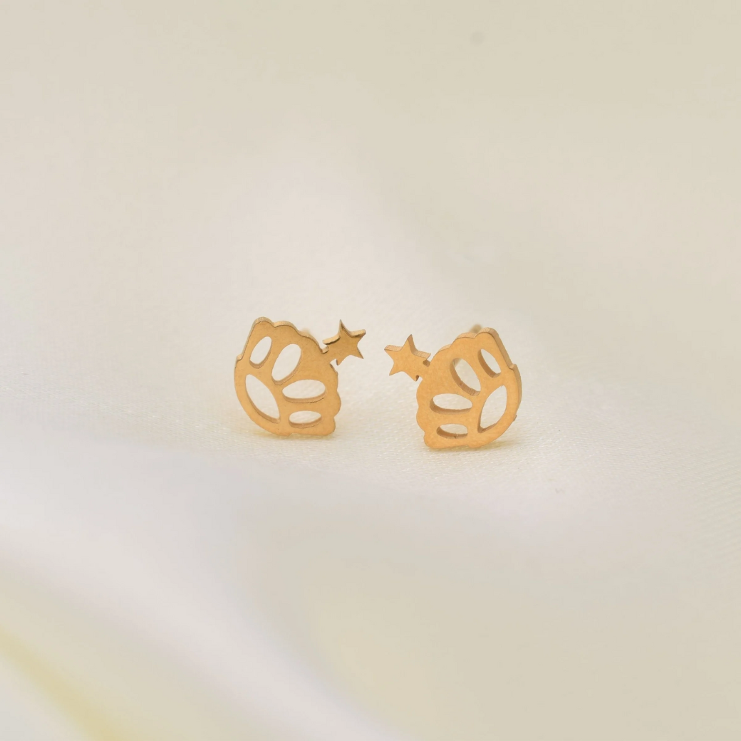 Aretes mini - corona Diana