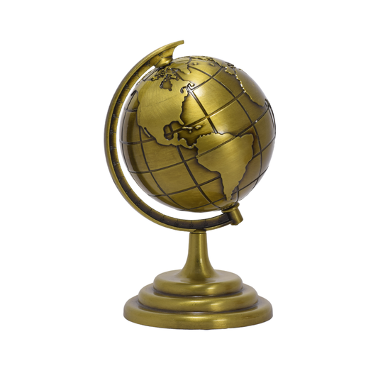 Globo  de Metal Dorado