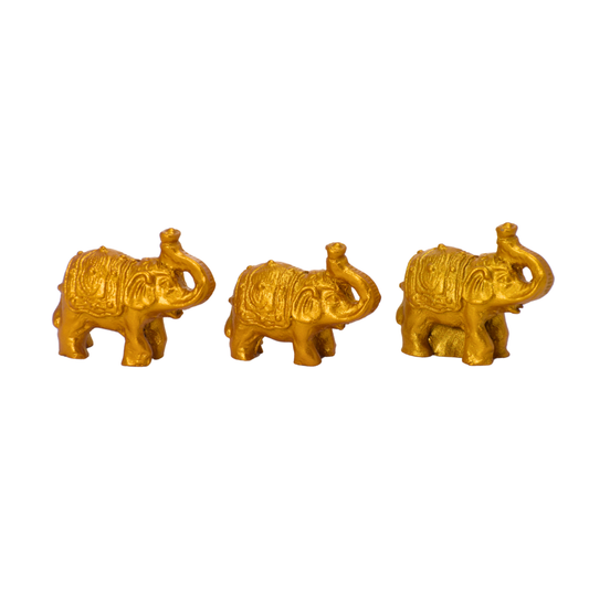Amuleto Elefante Dorado