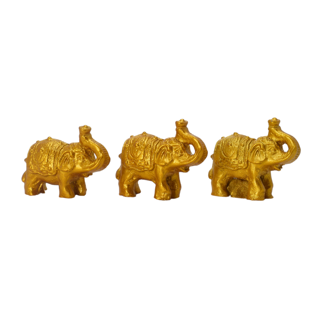 Amuleto Elefante Dorado