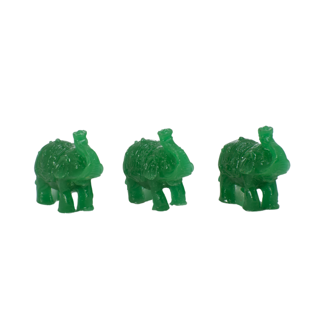 Amuleto Elefante Verde