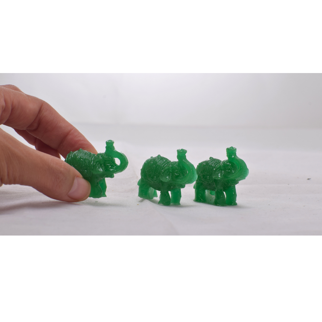 Amuleto Elefante Verde