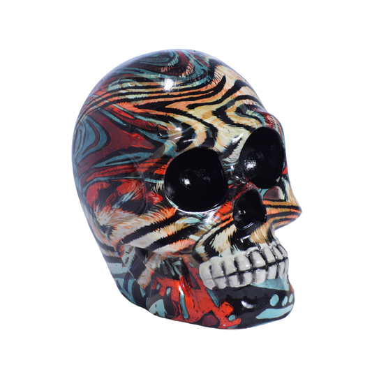 Calavera Decorativa Multicolor