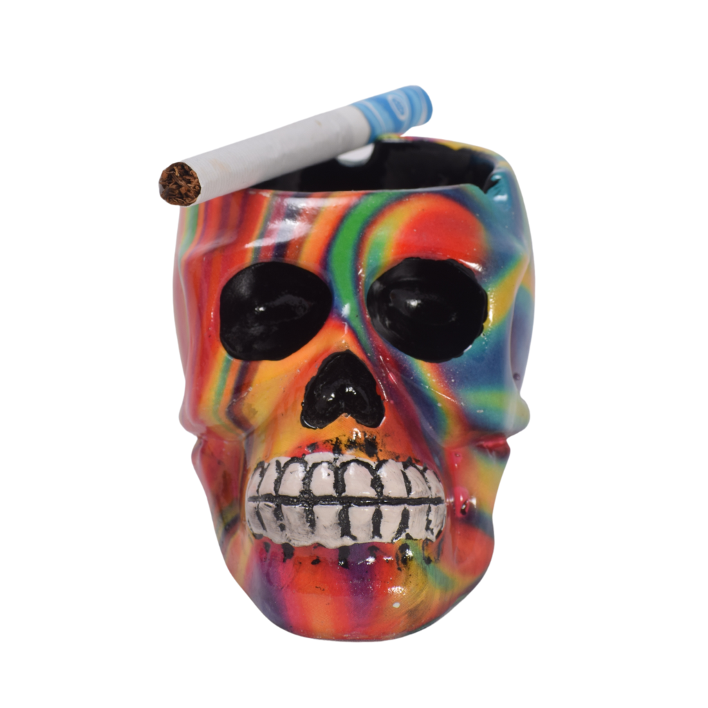Cenicero Calavera Colores A