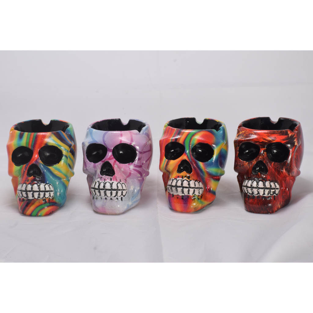 Cenicero Calavera Colores A