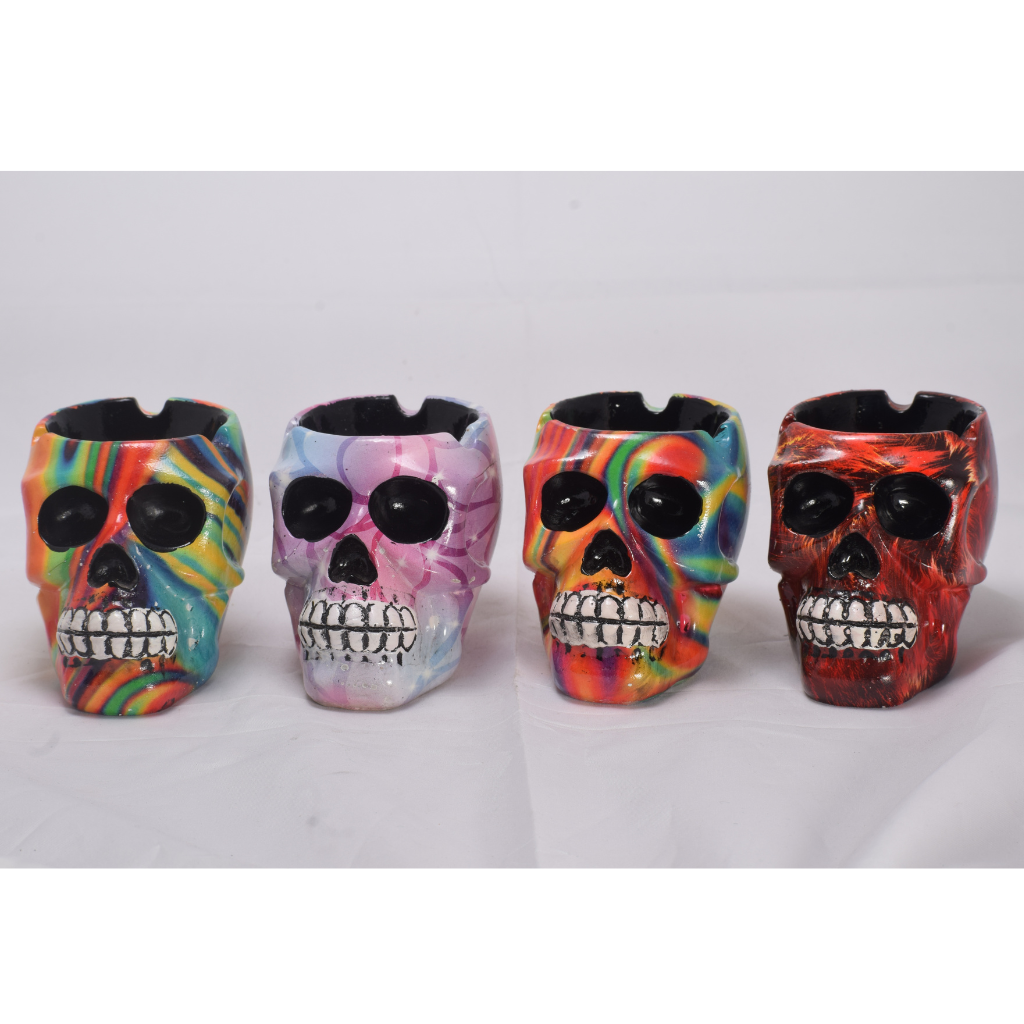 Cenicero Calavera Colores B