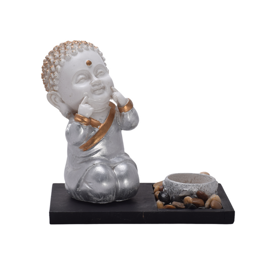 Portavela Buda Sonriente