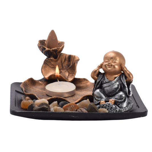 Quemador incienso esotérico Zen