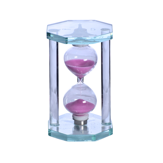 Reloj de Arena de vidrio con Diseño de París