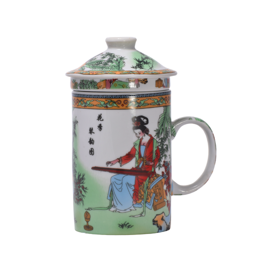 Taza con filtro oriental