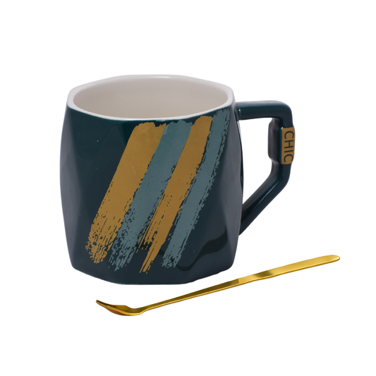 Taza chic verde