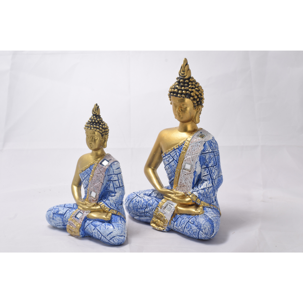 Buda Meditación Azul S