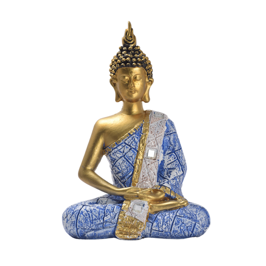 Buda Meditación Azul M