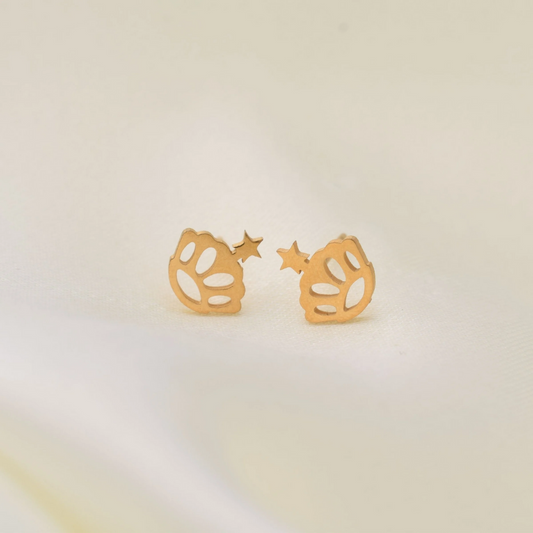 Aretes mini - corona Diana