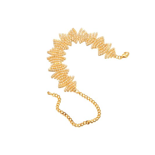 Pulsera Strass ondas y puntos